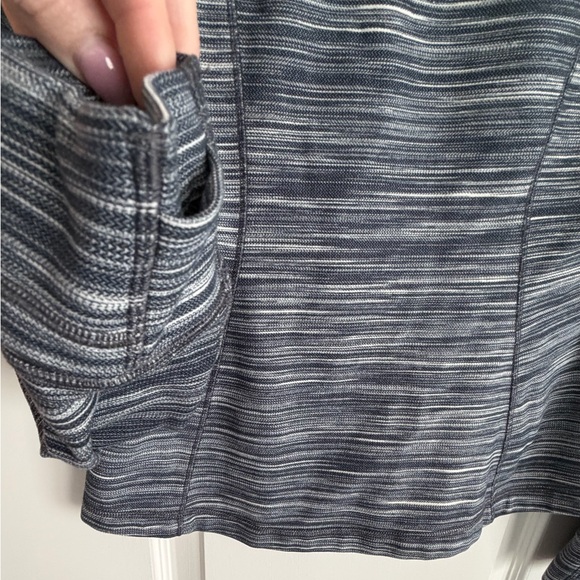 Lululemon Hooded Define Jacket Nulu Mini Space Dye Herringbone Heathered Size 10 - Picture 5 of 9